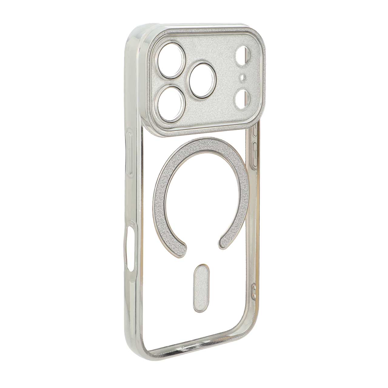 قاب الکترواستاتیک Magsafe اکلیلی Apple iPhone 17 Pro - نقره ای